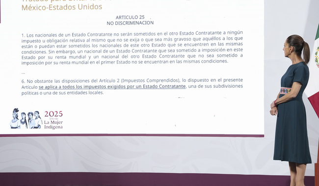 SHEINBAUM RECHAZA IMPUESTO A REMESAS: «ES DISCRIMINATORIO Y VIOLA UN TRATADO»